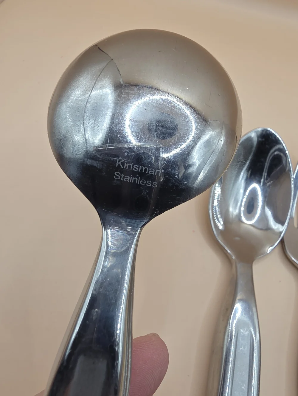 Kinsman 4 Piece Weighted Stainless Steel Fork Knife Spoons